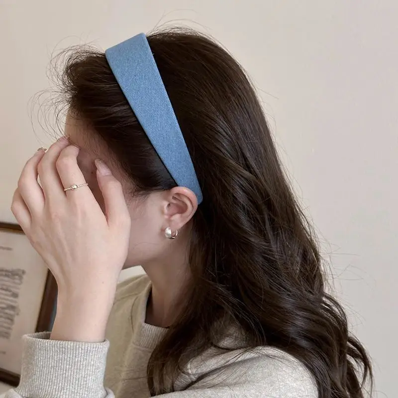 Macaron Color Wide Brim Pressure Bangs for Girls