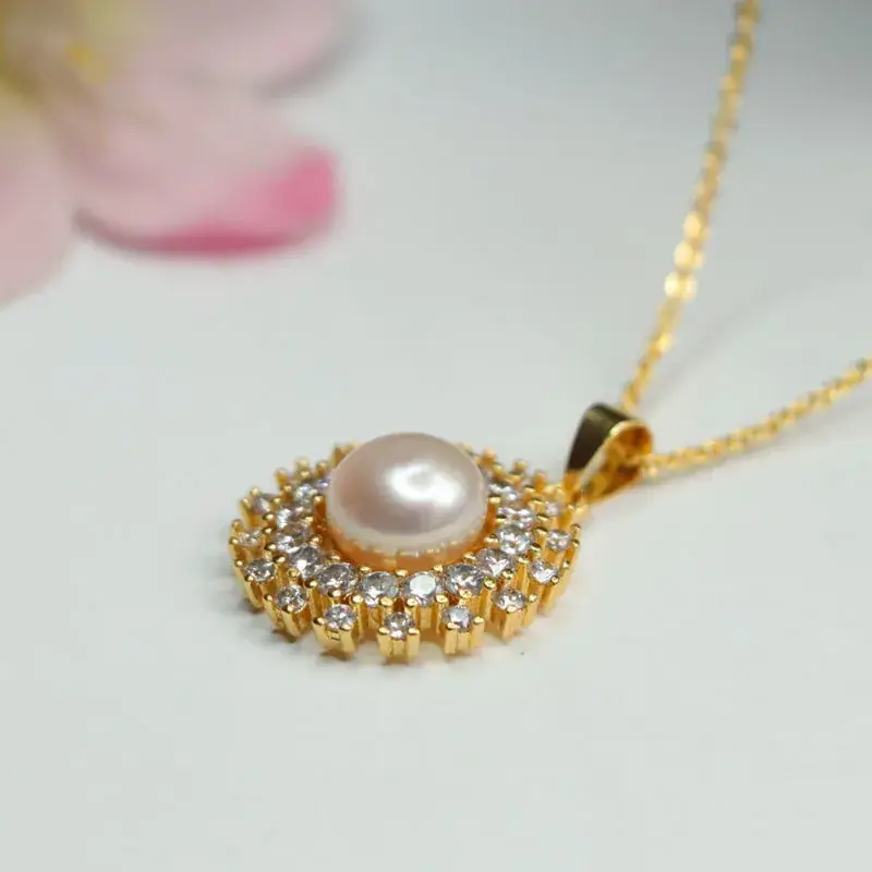 Guan Yu Pearl Necklace with Snowflake Design for Women — feature 10