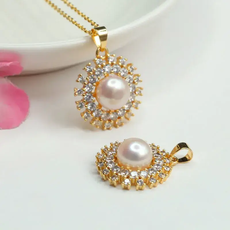 Guan Yu Pearl Necklace with Snowflake Design for Women — feature 12