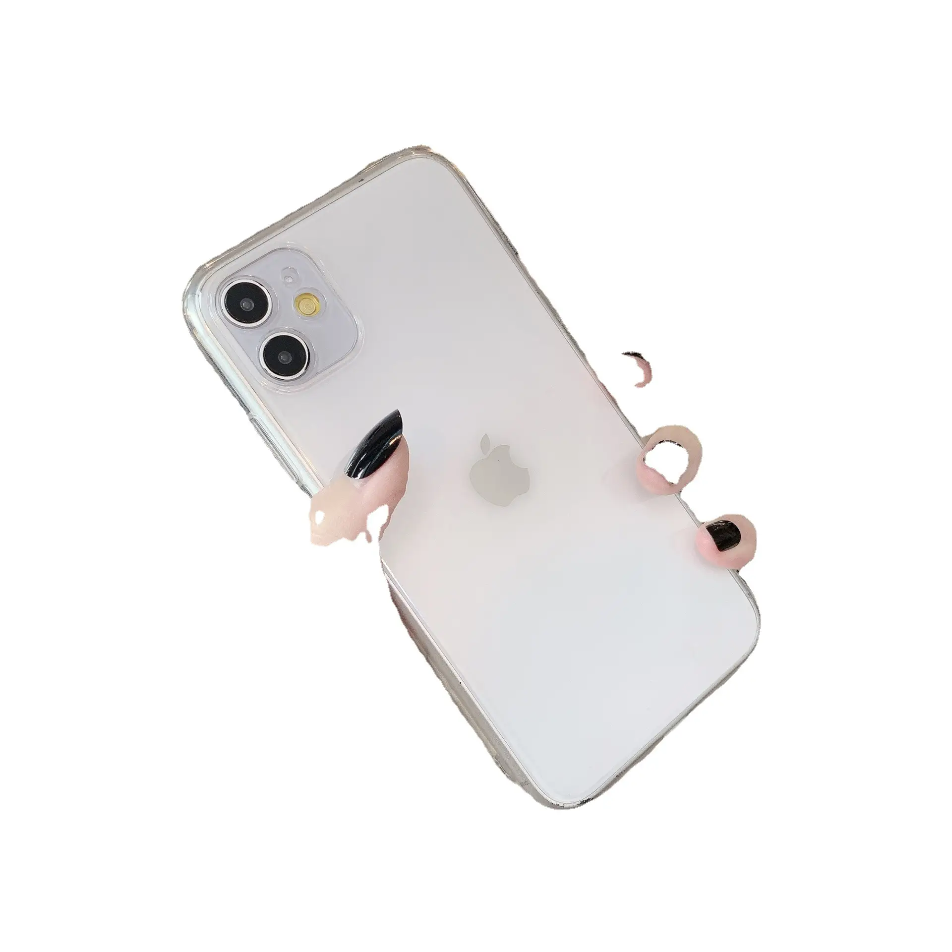 Mi 10 Transparent Tpu Phone Case with Camera Hole - Image 5