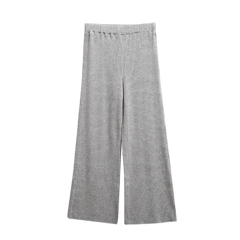 Girls Knitted Wide Leg Pants Medium Large Early Autumn - Image 5