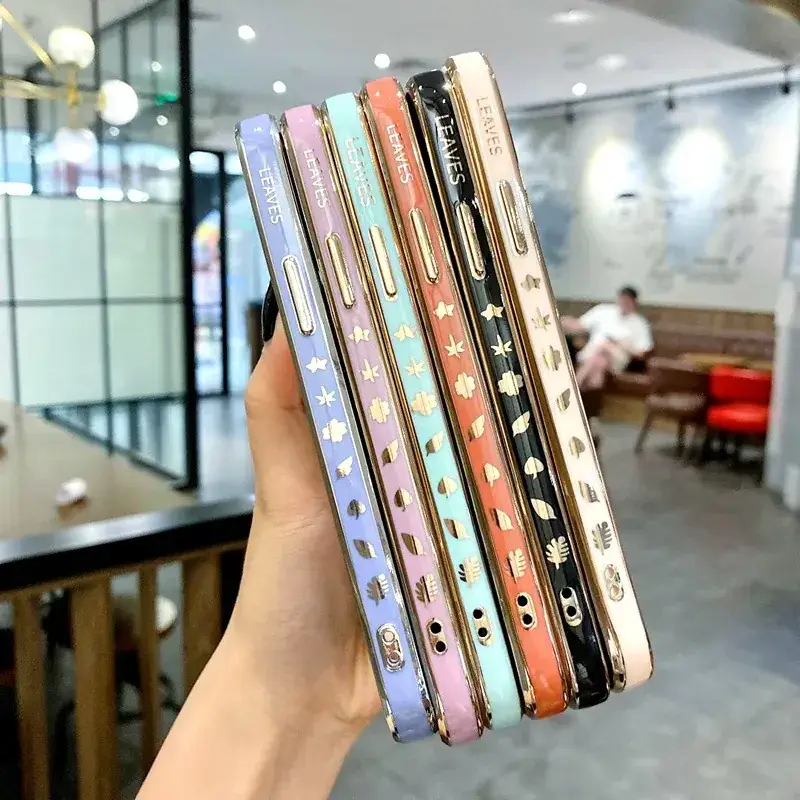 Huawei Nova11 Pro Maple Leaf Electroplated Soft Case - Image 4