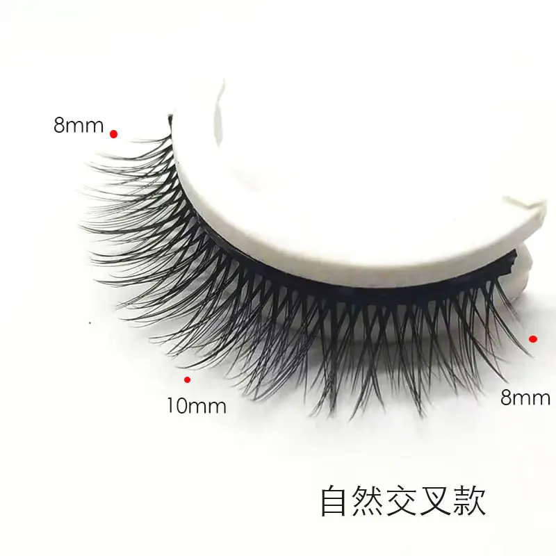 Self-adhesive warm false eyelashes natural crystal box - Image 2