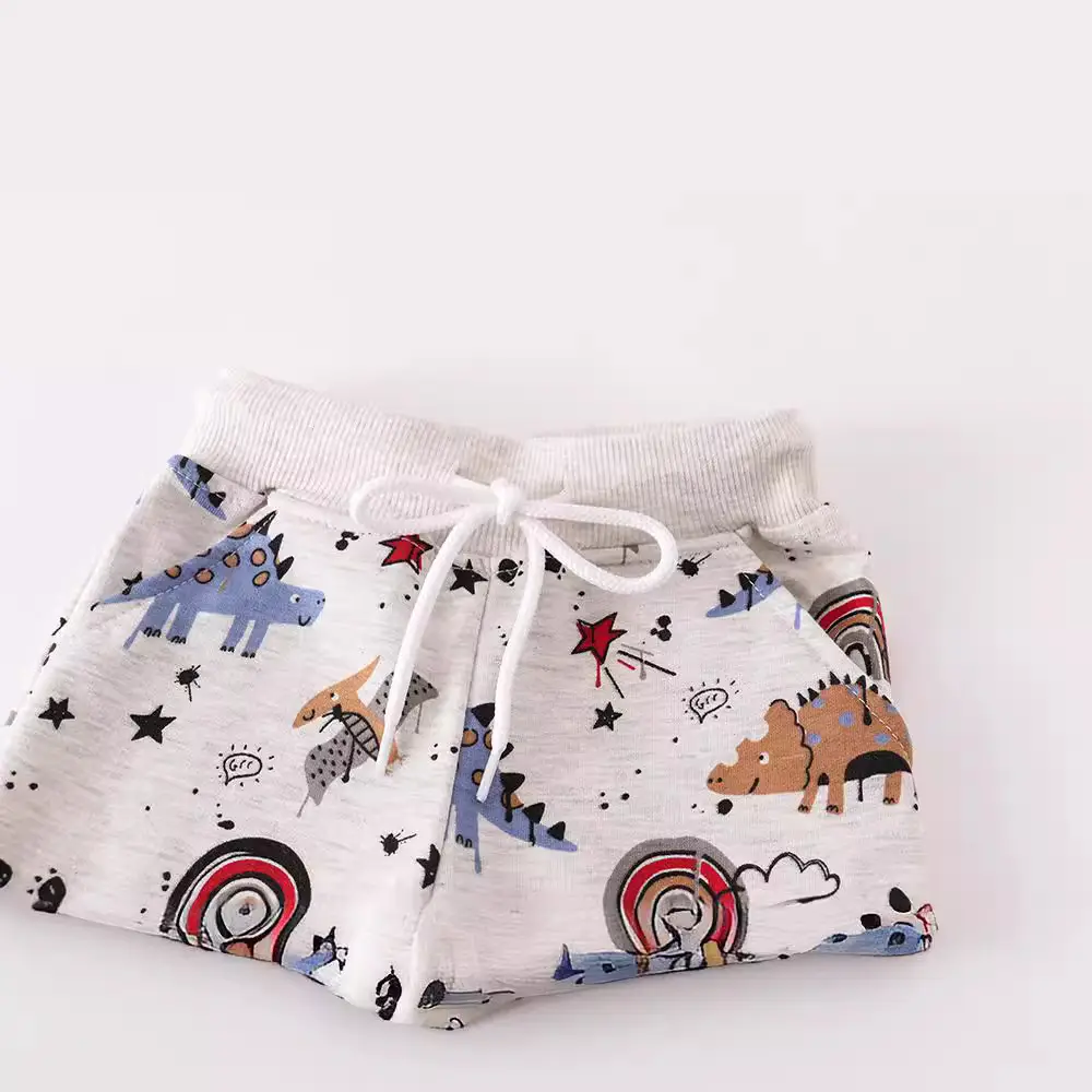 Autumn Winter Kids Cotton Terry Pants for Girls Medium to XL - Image 2