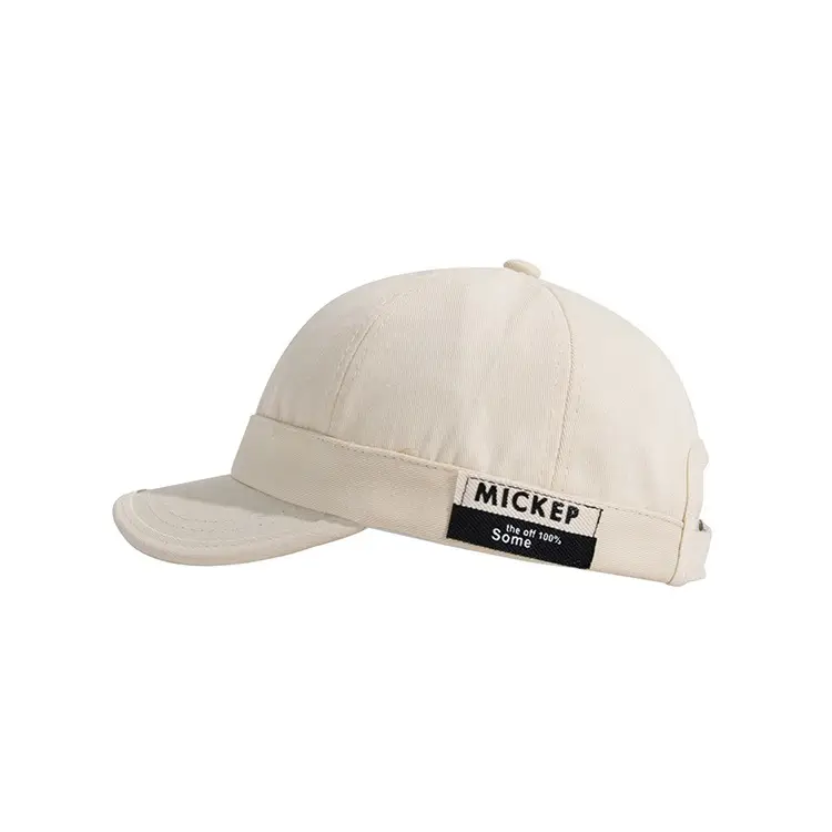 Blue One Pan Baby Cap for Boys Autumn New Korean Thin Side Label Letter - Image 5