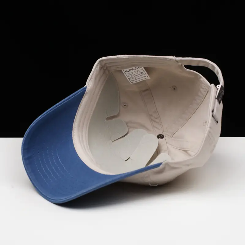 Korean Style Cap for Men Women Blue White Burger Design - Image 8