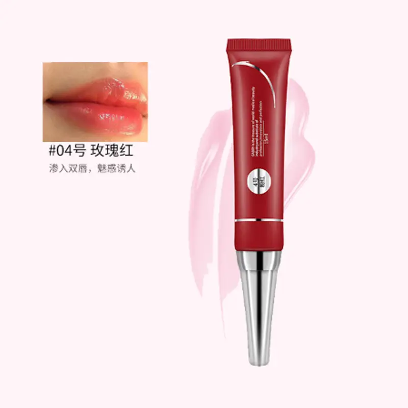 Red Lip Embroidery Reverse Color Lip Gloss - Image 4