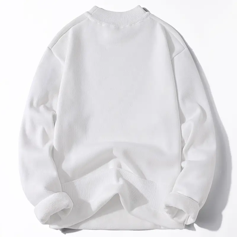 Red Fleece Turtleneck Sweater for Youth