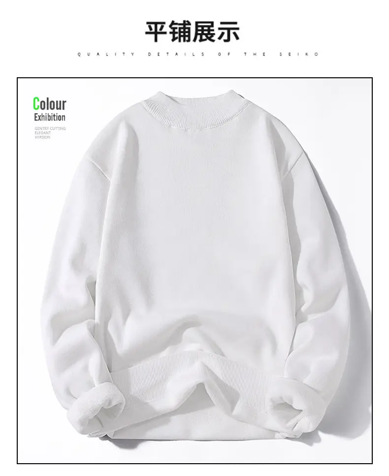 Red Fleece Turtleneck Sweater for Youth — feature 11