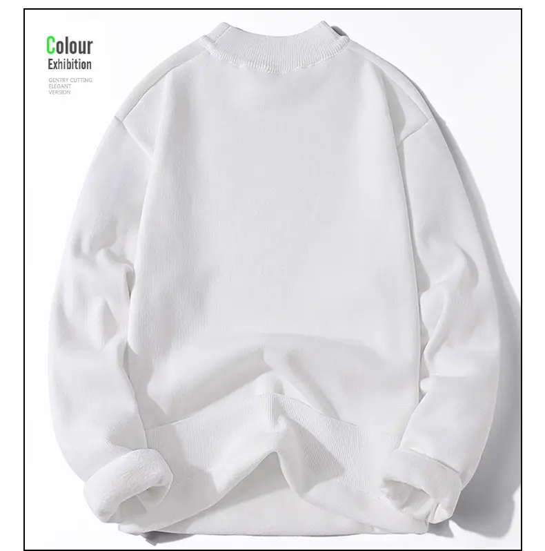 Red Fleece Turtleneck Sweater for Youth — feature 12