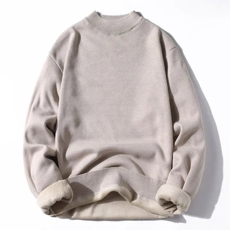 Red Fleece Turtleneck Sweater for Youth