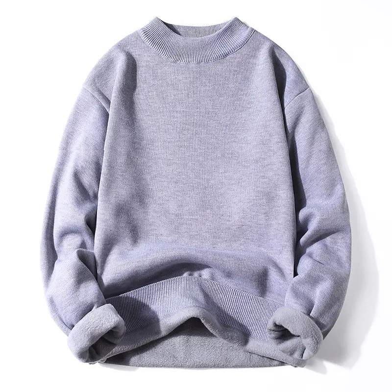 Red Fleece Turtleneck Sweater for Youth