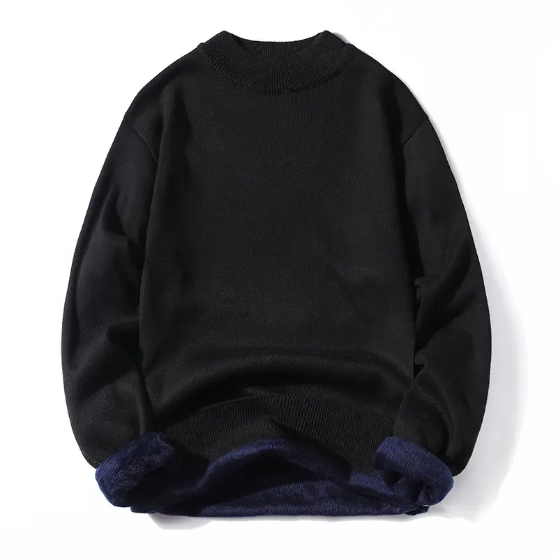 Red Fleece Turtleneck Sweater for Youth