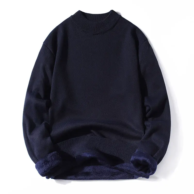 Red Fleece Turtleneck Sweater for Youth