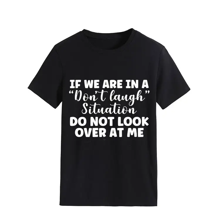 Yellow Casual T-Shirt with "Don't Laugh" Print - Image 11