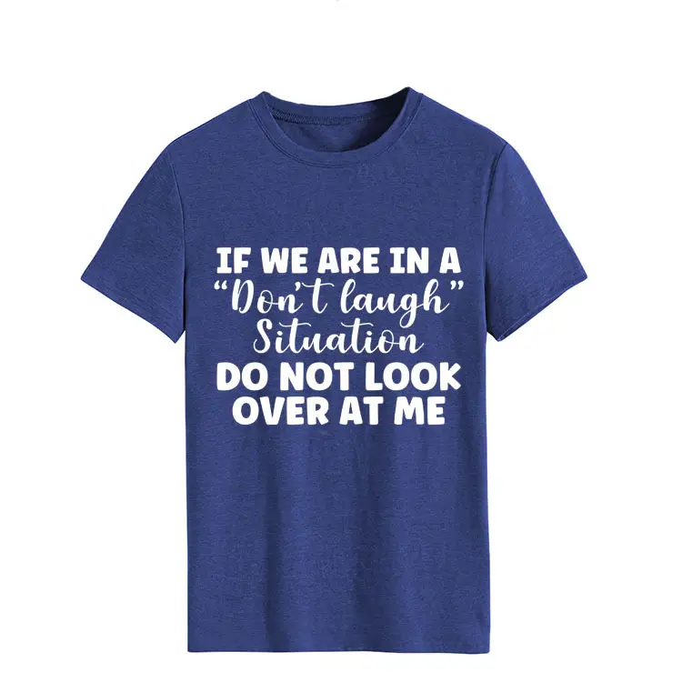 Yellow Casual T-Shirt with "Don't Laugh" Print - Image 13
