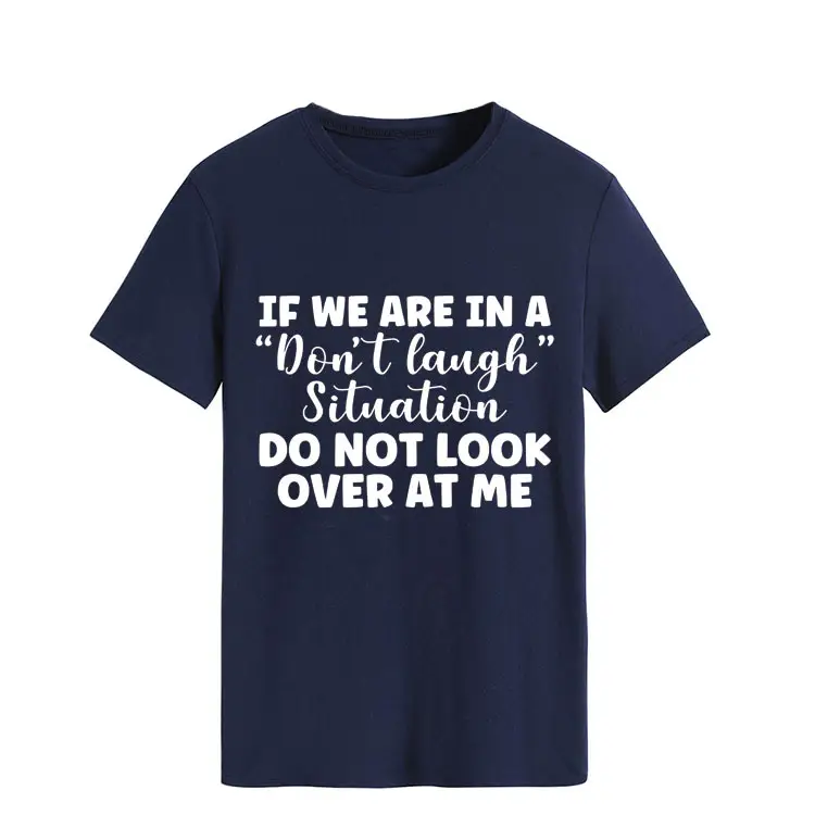 Yellow Casual T-Shirt with "Don't Laugh" Print - Image 14