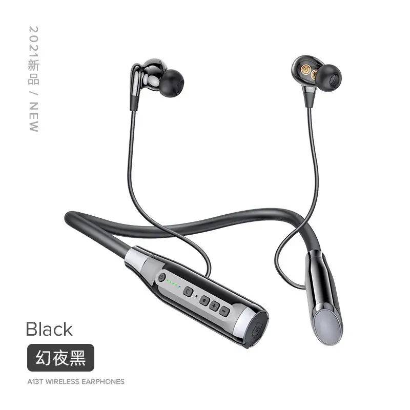 Bluetooth Headset with 4 Speakers & Neck Strap - Image 4