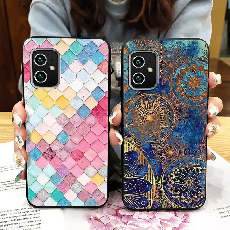 Anti-drop Frosted Phone Case for Women Zenfone 8