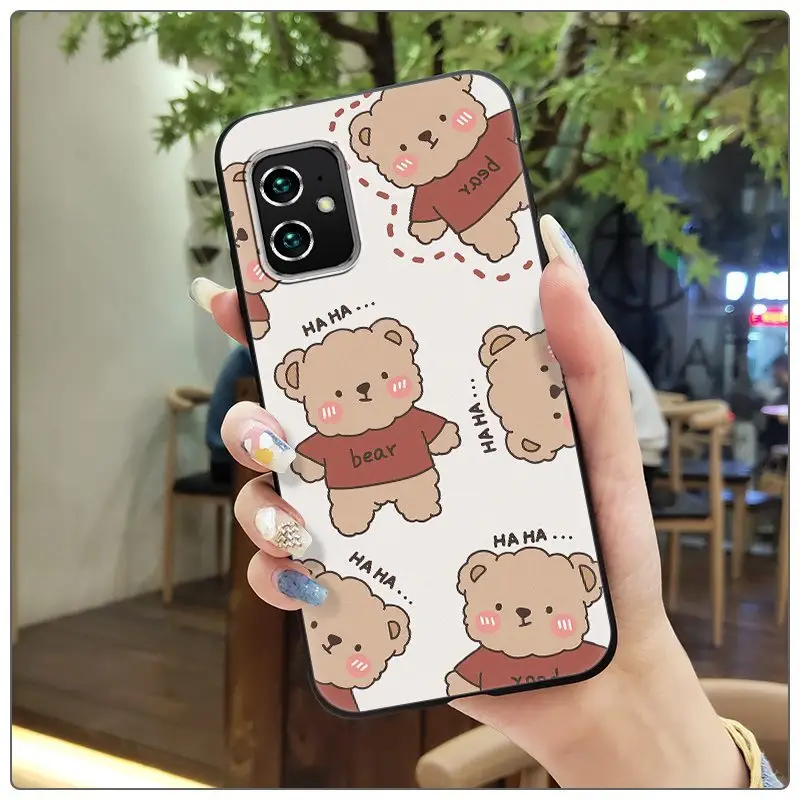 Anti-drop Frosted Phone Case for Women Zenfone 8