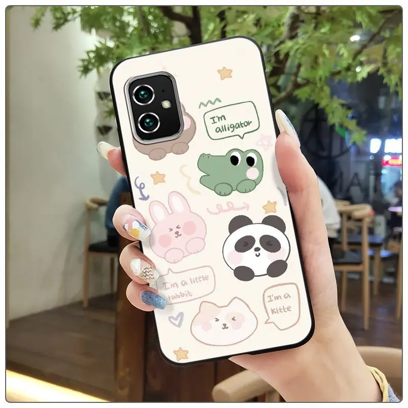 Anti-drop Frosted Phone Case for Women Zenfone 8