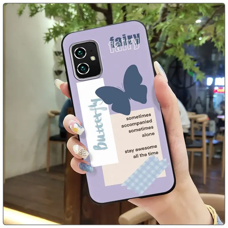 Anti-drop Frosted Phone Case for Women Zenfone 8
