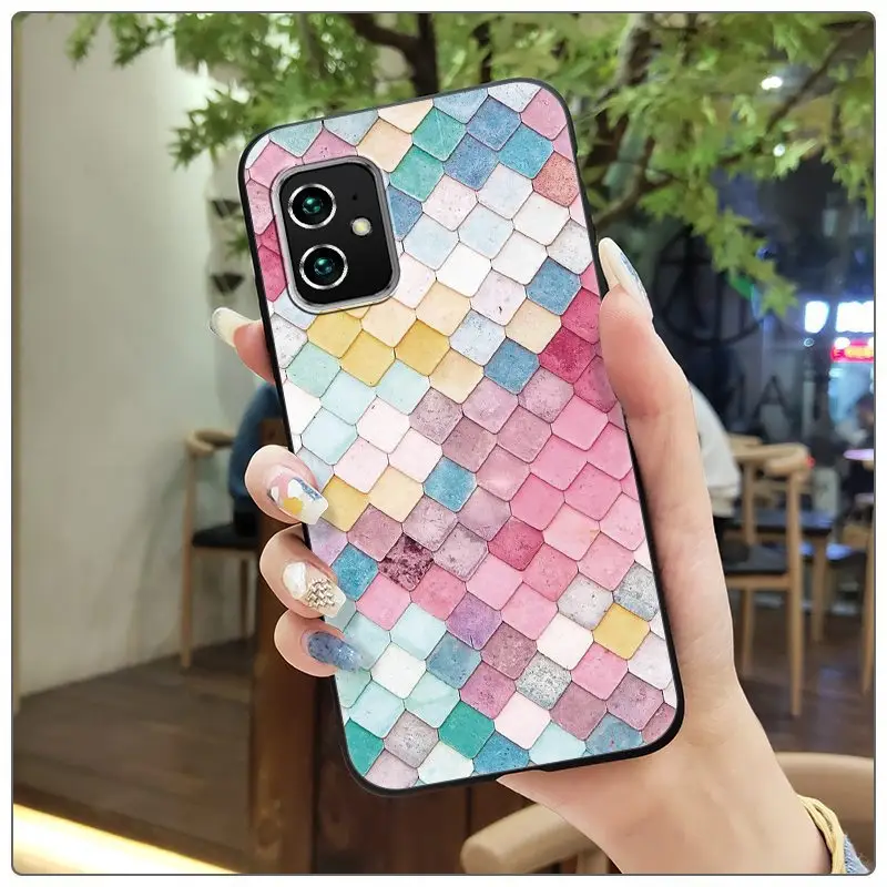 Anti-drop Frosted Phone Case for Women Zenfone 8