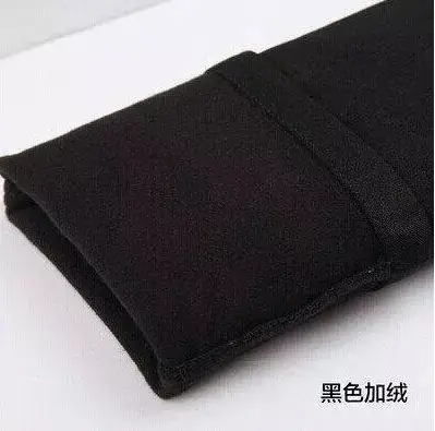 Women Fleece Lined Tight Leggings Black Slimming High Waist