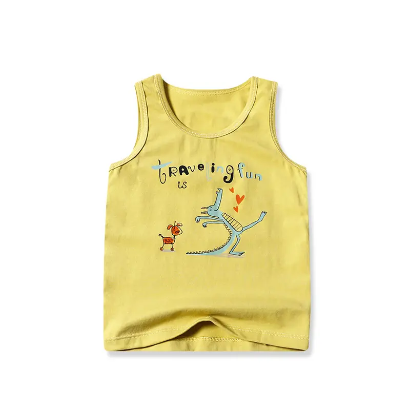 Lycra Boneless Baby Vest Sleeveless Summer T-Shirt - Image 18