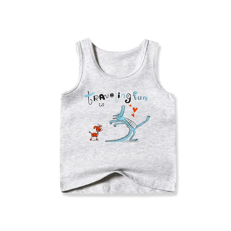 Lycra Boneless Baby Vest Sleeveless Summer T-Shirt - Image 19
