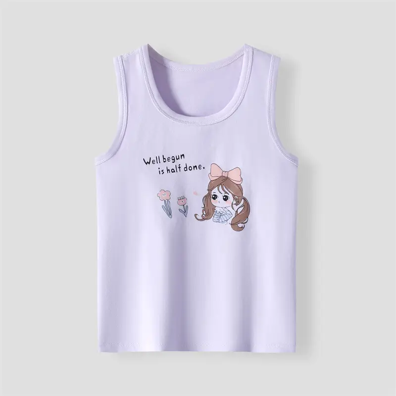 Lycra Boneless Baby Vest Sleeveless Summer T-Shirt - Image 26