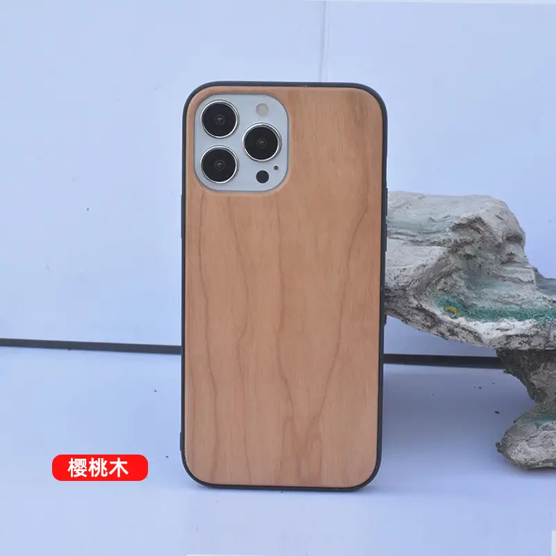Apple 14 Mini Wooden Mobile Phone Case Bamboo Wood - Image 4