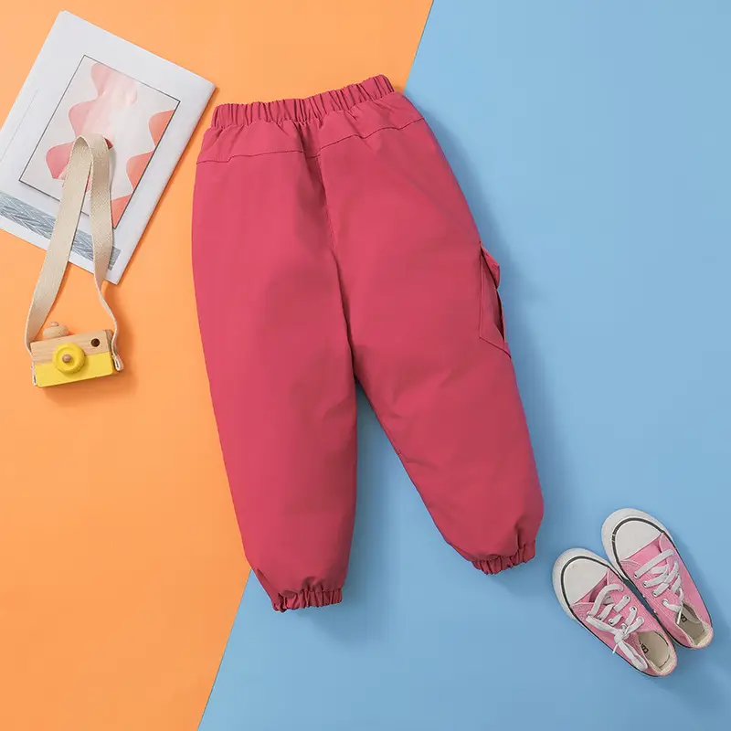 Wholesale Thickened Baby Pants Red for Boys Girls Autumn Winter - Image 11