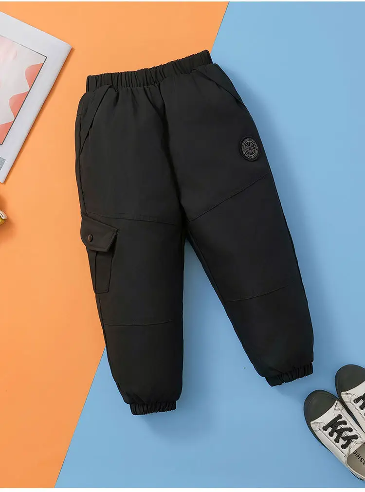 Wholesale Thickened Baby Pants Red for Boys Girls Autumn Winter — feature 11