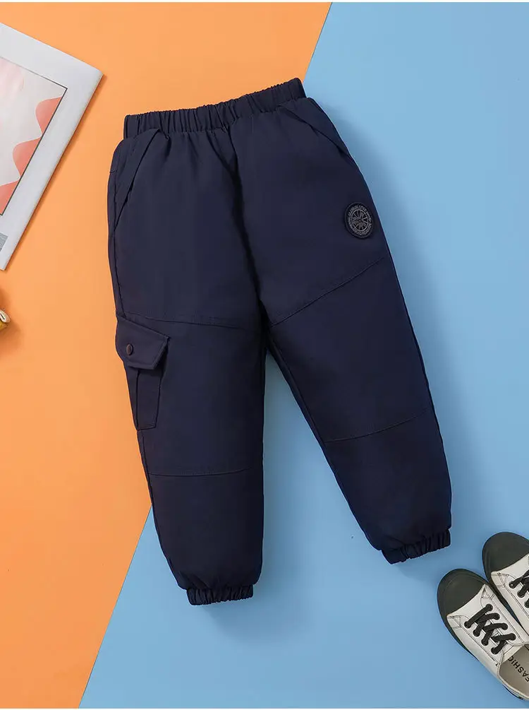 Wholesale Thickened Baby Pants Red for Boys Girls Autumn Winter — feature 12