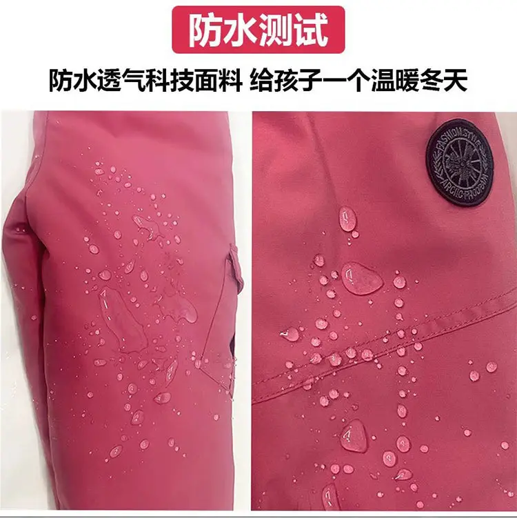Wholesale Thickened Baby Pants Red for Boys Girls Autumn Winter — feature 3
