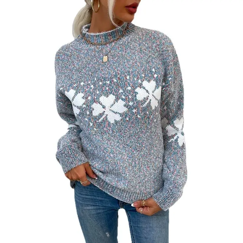 Women's Drizzle 2023 Sweater with Snowflake Design - Image 7