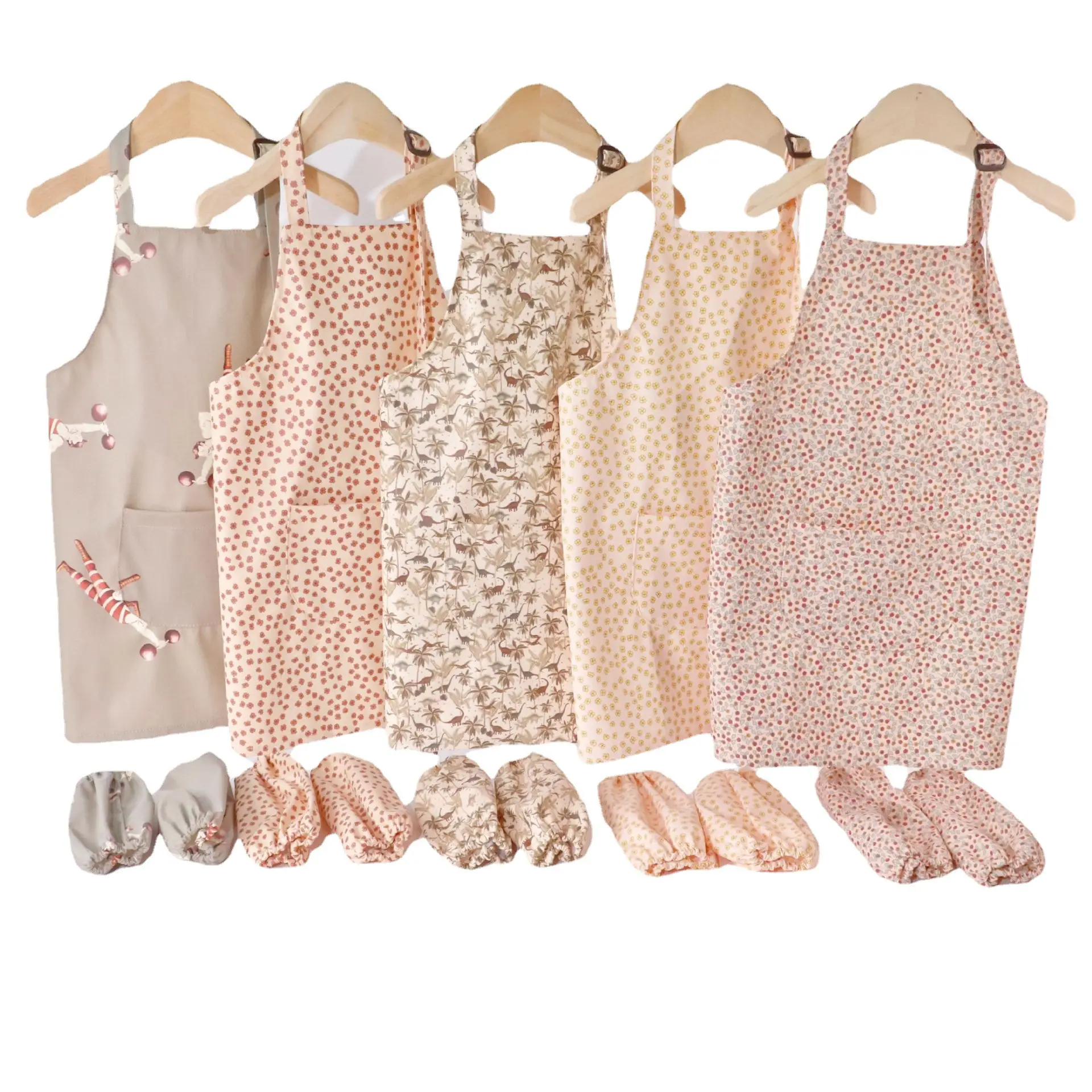 Waterproof Baby Apron with Polka Dot Design