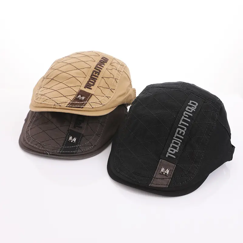 Men & Women Duck Caps British Retro Forward Street Embroidered