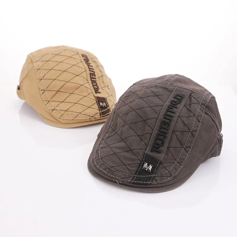 Men & Women Duck Caps British Retro Forward Street Embroidered