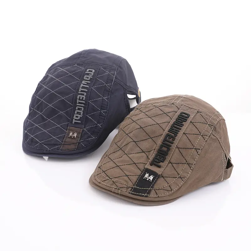 Men & Women Duck Caps British Retro Forward Street Embroidered