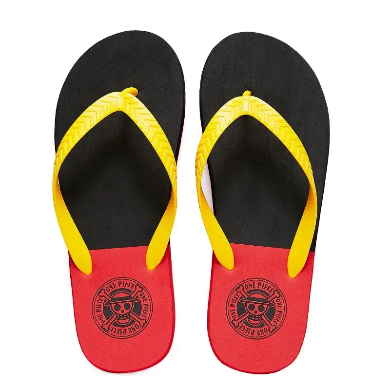 Men's One Piece Printed Flip Flops Summer Casual