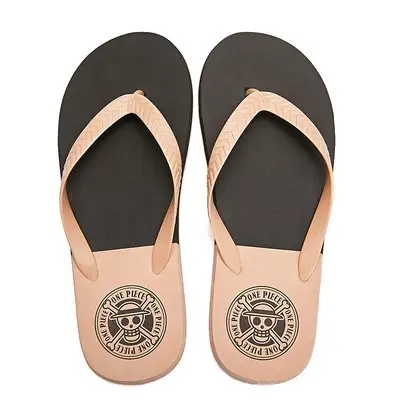 Men's One Piece Printed Flip Flops Summer Casual
