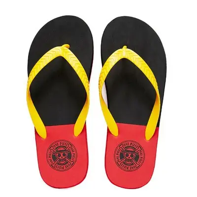 Men's One Piece Printed Flip Flops Summer Casual