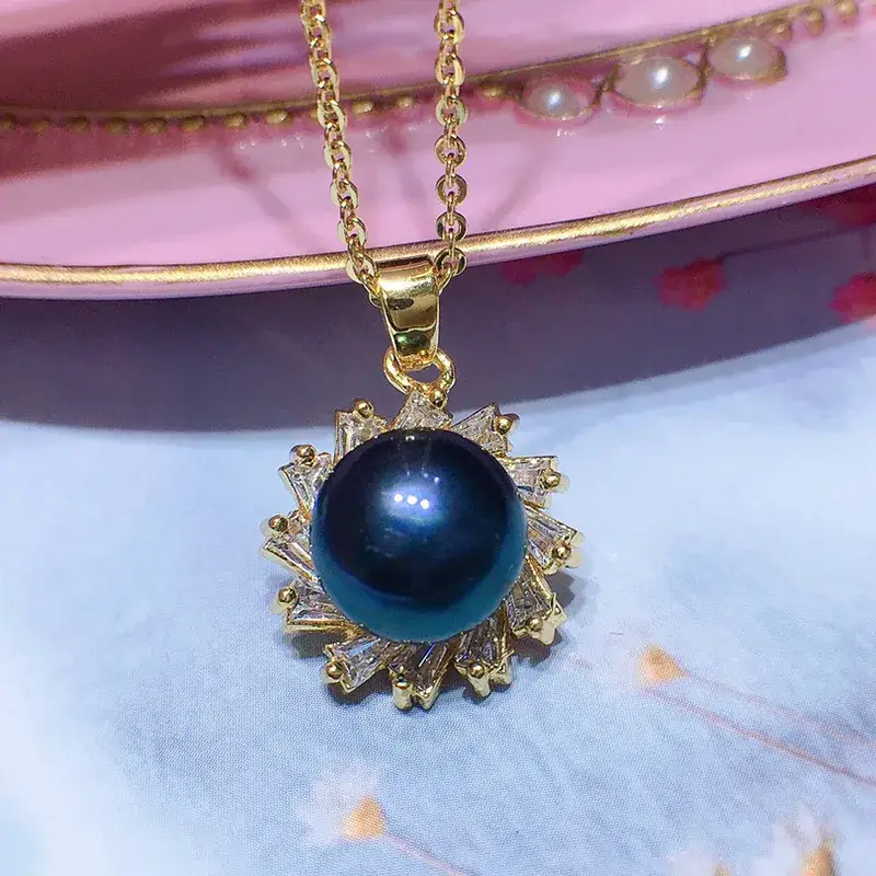 Korean Pearl Pendant Women 9mm Elegant Jewelry - Image 4