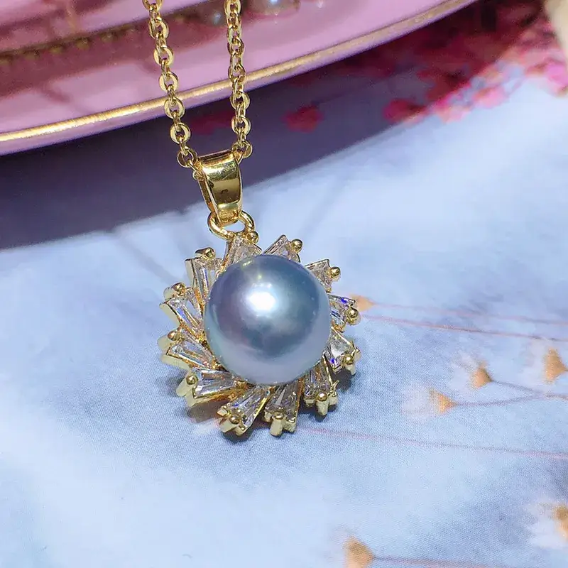 Korean Pearl Pendant Women 9mm Elegant Jewelry - Image 5