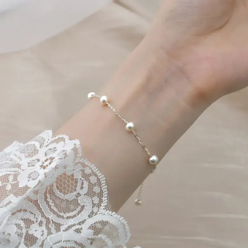 Freshwater Pearl Bracelet for Women Gypsophila