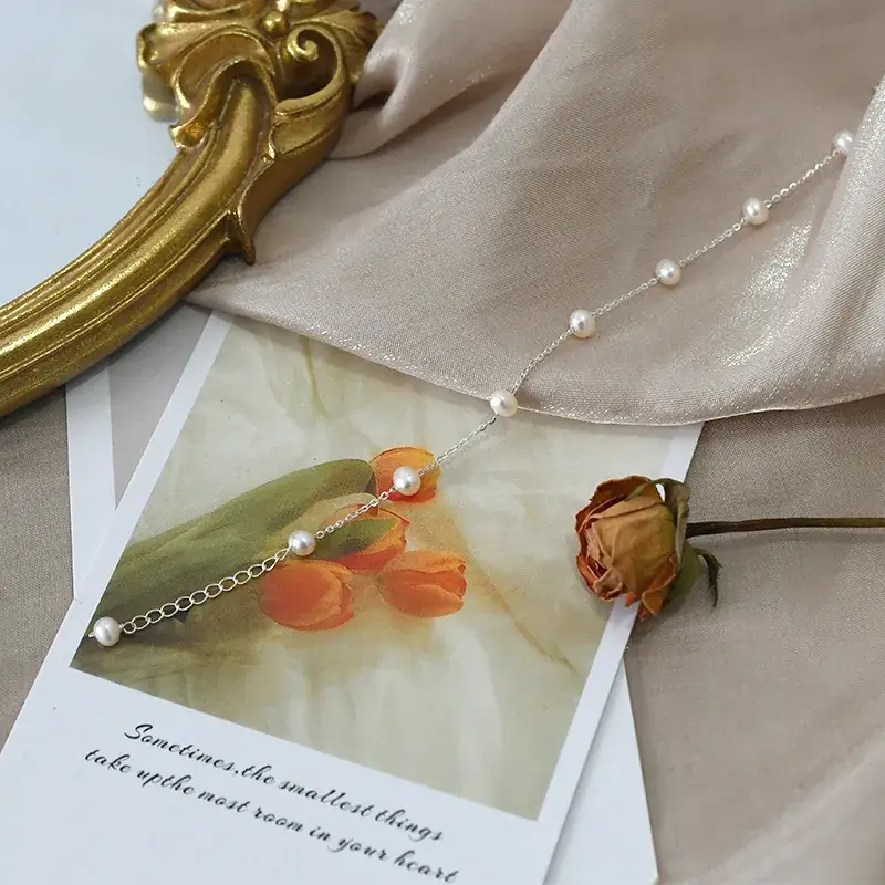 Freshwater Pearl Bracelet for Women Gypsophila