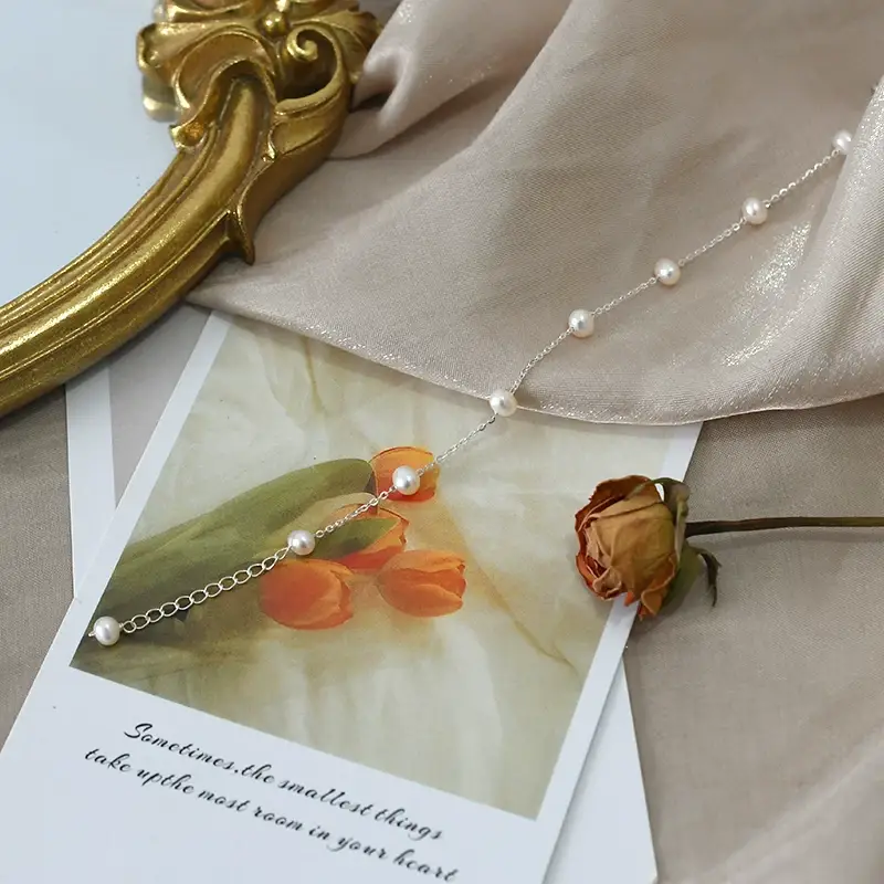 Freshwater Pearl Bracelet for Women Gypsophila — feature 7