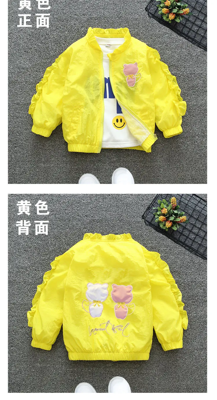 Girls Red Baseball Coat 2025 Spring Wear Large — feature 6